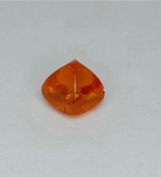 4.01ct Natural Fanta Garnet Square Cut Loose Gemstone From Nigeria — view 3